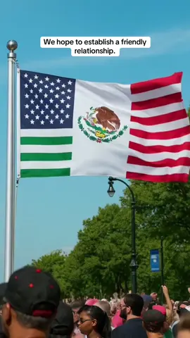 G128 Mexico USA Friendship Flag#CapCut 