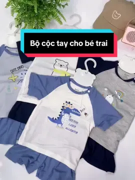 Bộ cộc tay cho bé #thoitrangtreem #voibabyshop #chunbee #doxinhmoingay #setboxinh #bococtaybetrai #toiyeutikok #xuhuong 
