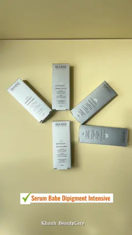 Serum Babe Dipigment+ Intensive 30ml - Tiếp tục Seri các dòng Serum dưỡng sáng da, cải thiện tăng sắc tố cho các nàng nhà Khanh BeautyCare 🎀 #khanhskincare #skincare #chamsocda #lamdep #serum #babe 