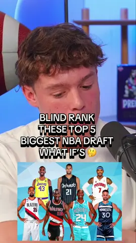 BENNY RANKS THE 5 BIGGEST NBA DRAFT WHAT IF’S 🤔 #NBA #draft #whatif #talkindribble #fyp