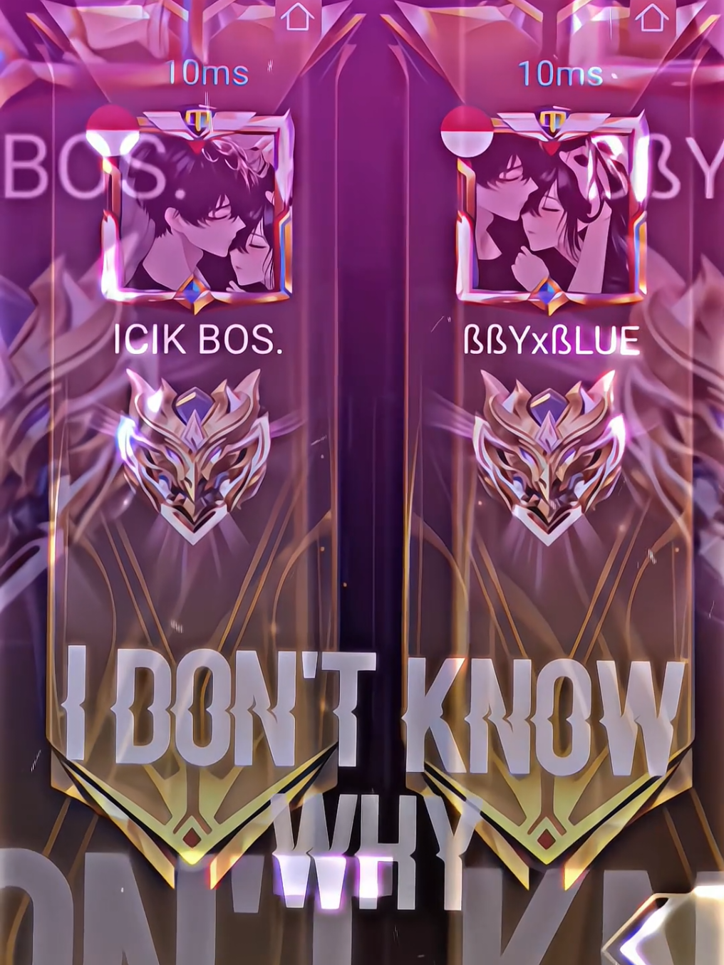 Well... @hmzzskieee.  . . . . . . . . . . . . . . . . . . . . . . . . . . . cr. @Blurred Play's  @Mobile Legends  #bbyxblue #mobilelegends #mobilelegendsbangbang #collab 