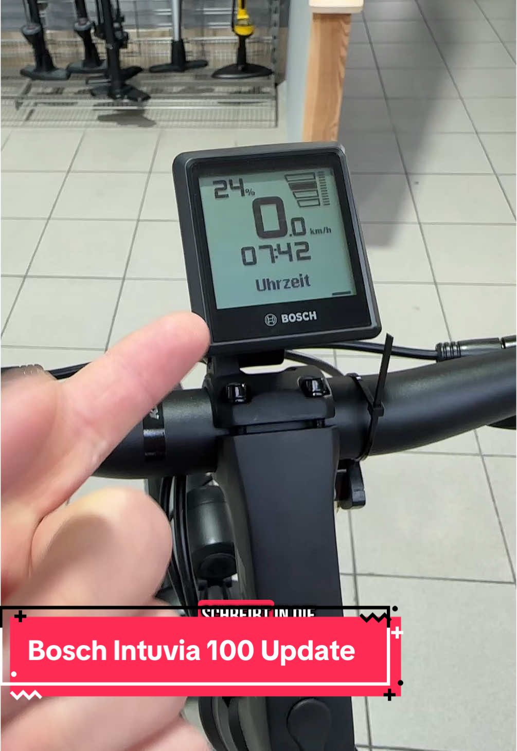 Bosch E-Bike Intuvia 100 Update machen. Wie aktualisiere ich mein Bosch Fahrrad Display. #ebike #fahrrad #boschebikesystems #boschintuviaupdate #mountainbike #doityourself #biketok #bikelife 