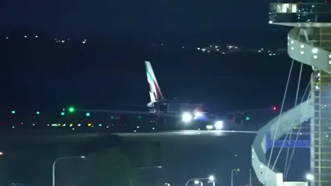 Airbus A380-800 🇦🇪Emirates NBA Livery Beautiful departure #aviation #airplane #geek #aircraft #viral_video #pilot #airport #plane #airbus #fypdong #fypsounds #videoviral #💫 #fyp 