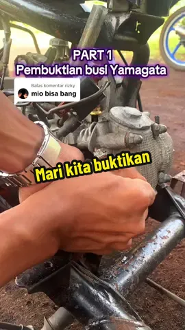 Membalas @rizky pembuktian busi Yamagata,apakah memang real??#otomotif #motormio #yamagata 