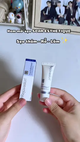 Kem mờ sẹo thâm, rỗ, lõm #kemmoseo #scaresthetique #kemseotham #motham #moseo #rejuvaskinvietnam #xuhuong 