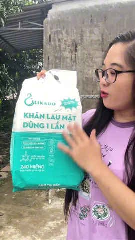 Khăn lau mặt dùng 1 lần Likado