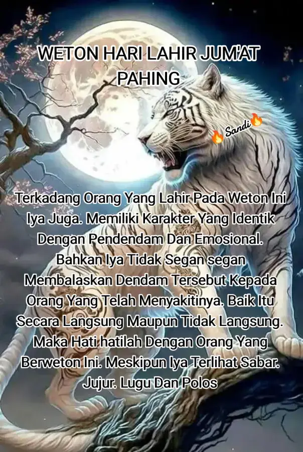 #Hati hatilah dengan orang yang ber weton ini 🔥PAHING🔥 #fypシ゚viral🖤tiktok 