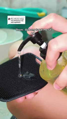 Replying to @uptrend98 mas nkakabrighter Ng skin ang whitening soap pag sinabayan pa Ng hilod #siliconescrub #scrubs #scrub #scalpcomb 