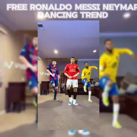 new messi ronaldo neymar dancing trend | LIKE AND FOLLOW ##CapCut #CapCut #CapCut #ronaldo #messi #neymar #dancing #trend#viral