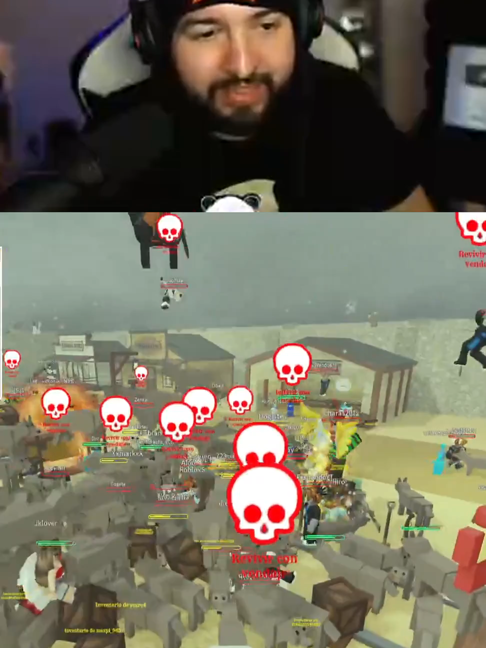 100 JUGADORES con JEFES de la MANADA en DEAD RAILS #deadrails #rielesmuertos #robloxedits #100player #jefedelamanada #lobo #hombrelobo #bug #glitch