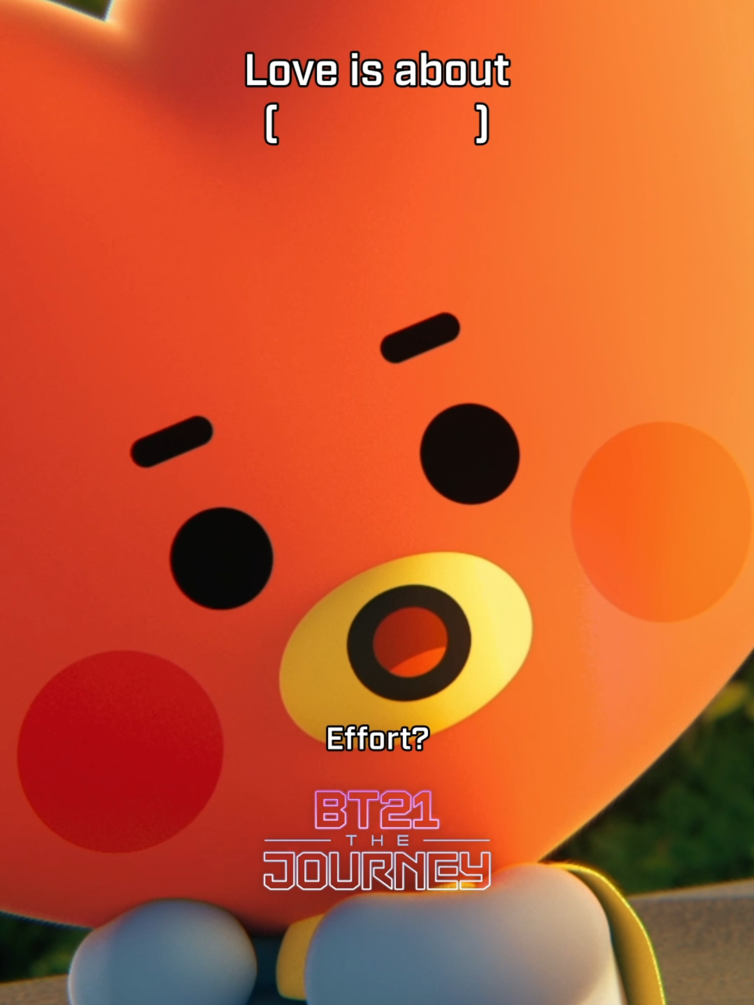 Love takes time❤️ #BT21 #TheJourney #YourChildhood