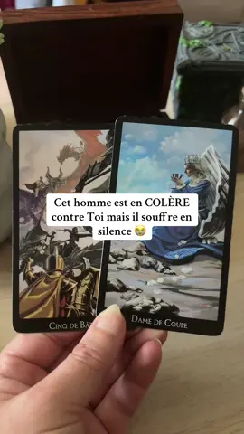 Cet homme est en colère contre toi il souffre  #voyance #amour #tiragedujour #cartomancie #nouveaudépart 