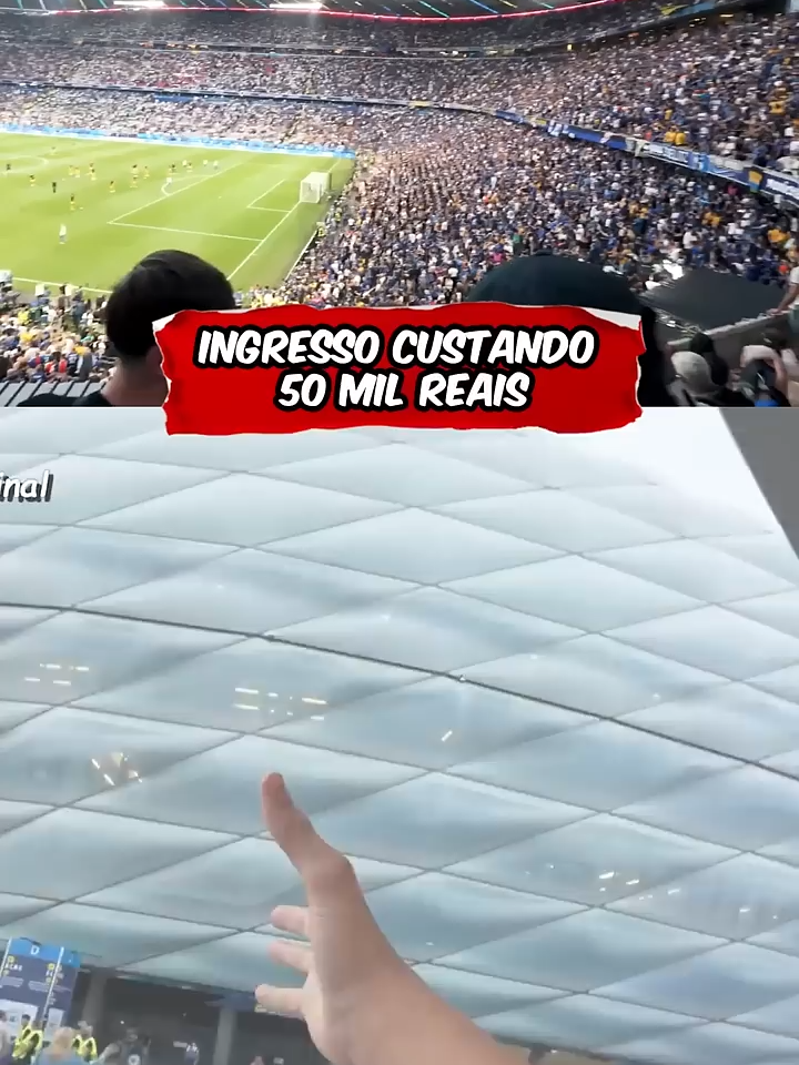 INGRESSO CUSTANDO 50 MIL REAIS #shorts#joh #futbol #inspiration #eurovision2023 #vaiprofycaramba #estadiosdefutbol