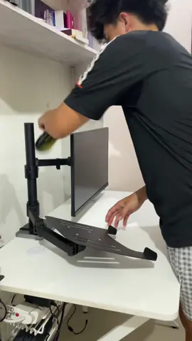 Monitor/Laptop Mount #fyp #fypシ゚ #setup #techtok #laptopsetup #pcsetup 