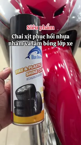 Chai Xịt Phục Hồi Nhựa Nhám Và Làm Bóng Lốp Xe BZ TIRE SHINE Blue Dolphin 450ml- Cam Kết Chính Hãng#tiktokshop #hangtieudung #yaz #xuhướng 