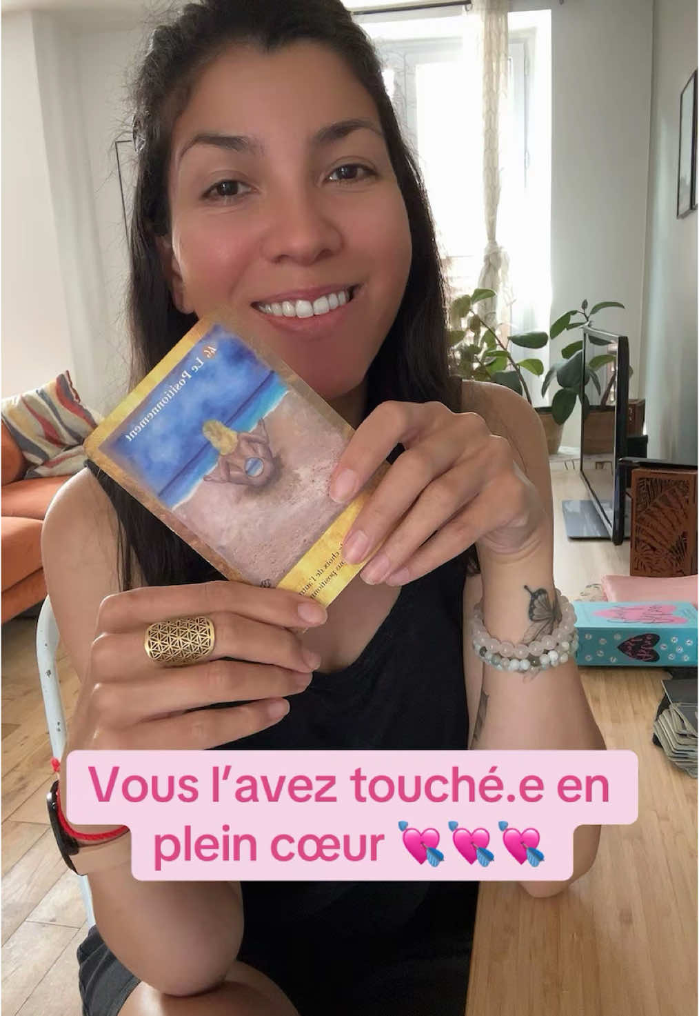 💘 VOUS L’AVEZ TOUCHÉ.E EN PLEIN CŒUR 💘 #medium #cartomancie #fyp #pourtoi #tiragedecarte #tarot #voyance #divination #sentimental 