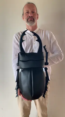 Stag Beetle Backpack by #krukrustudio #stagbeetle #stagbeetlebackpack #bugbag #bugbackpack 