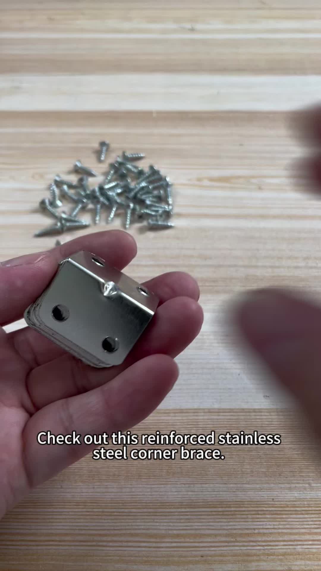 Stainless Steel L-Shaped Corner Brackets for Secure Wall Mounting Solutions,4-hole 90-degree Angle L-bracket, Corner Bracket, Angle L Bracket, Suitable for Table, Chair, Cabinet, Wardrobe, Hardware, Heavy Duty, Parts, Screws, Home 