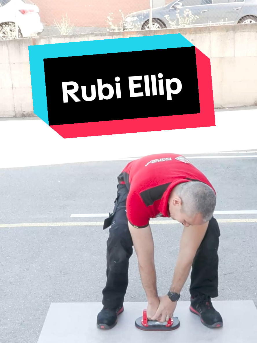 Nueva ventosa Ellip, perfecta para manipular cerámicas con superficies rugosas 👍😎 #tools #construction #tilingtools #herramientas #rubitools #albañil #ventosa 