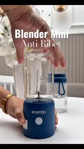 ecentio Blender Juicer Portable 10 mata pisau Mini Juicer 2 Cup dengan sedotan 380ml+380ml #blender #blenderjuice  #blenderportable 
