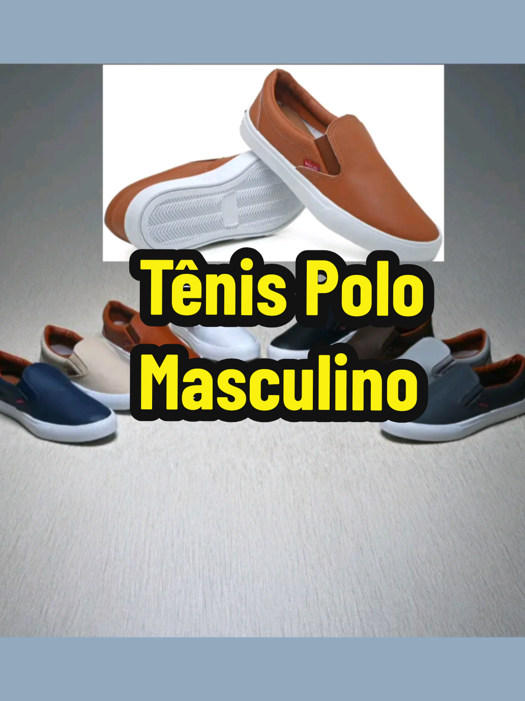 TÊNIS POLO MASCULINO SAPATÊNIS LATE POLI BOXSTER MASCULINO SEM CADARÇO CALCE FÁCIL #TikTokShopChegou 