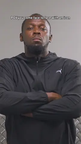 POV: you run into the legend Usain Bolt. 😱⚡️ What are you doing in this situation. Turn your sound on for this one. 👀🔊 #PUMA #usainbolt #traffordcentre #jamaica #ASMR