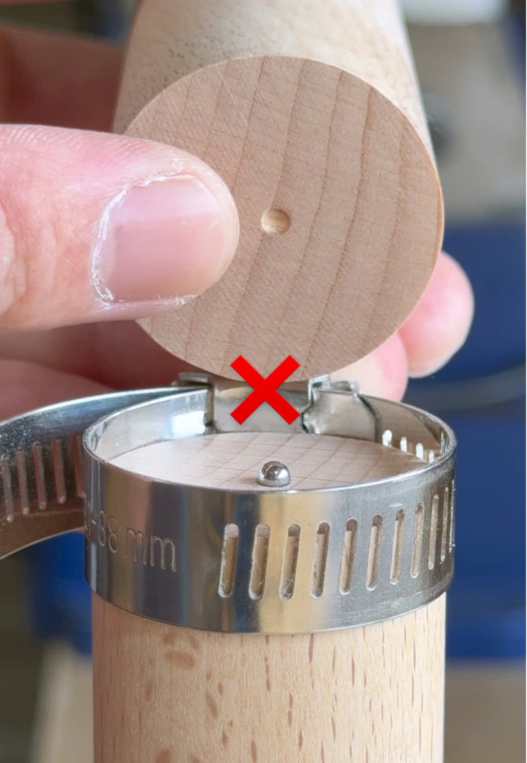 How to Drill Perfect Center Holes in Round Rods #woodworking #jig #joint #DIY #asmr #wood 
