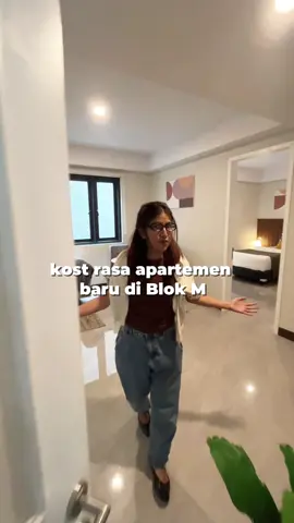 Cove punya kosan baru lagi dan fasilitasnya mirip apartemen😍 🏡Cove Rumaya, Blok M yang penasaran detailnya, bisa DM ya~ #RoomTour #kostjakarta #blokm #kosan #fyp #kostjkt 