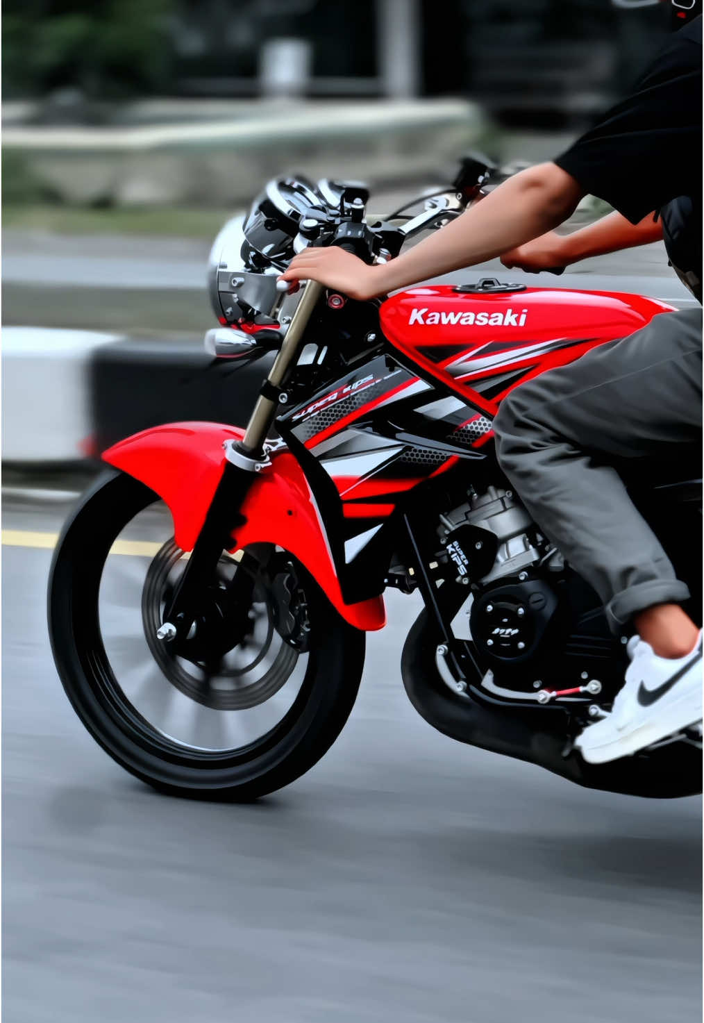 otw jemput kamu #ninjass #kawasakininja #2stroke 