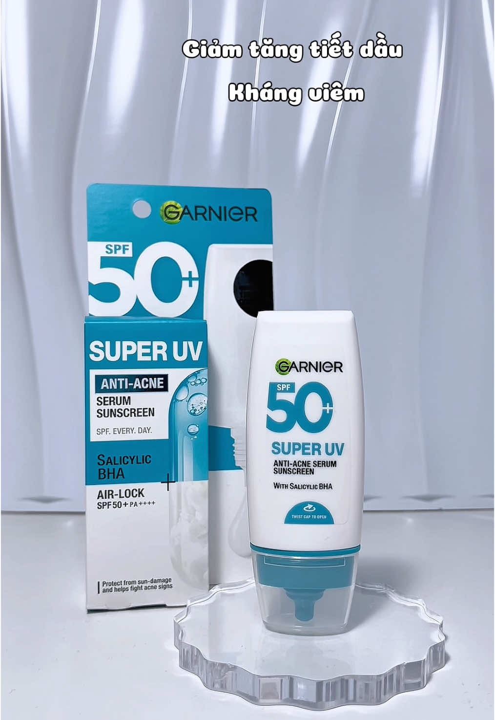 Kem chống nắng Garnier Super UV - Tàn hình trên da luôn #garniervn #skincarepartner #kcn #fyg #xuhuong 