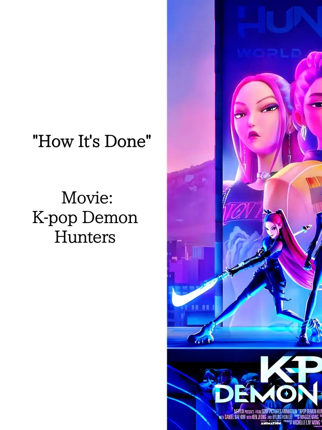 ignore how awful their crop face images please, focus on singing haha,hehe! ©: @genius (from Google)/ @netflix #fyp #fypシ゚viral #kpopdemonhunters #howitsdone #mira #rumi #zoey #lyrics 