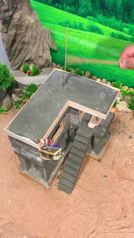 Heello I Build a Dream 2-Story Villa with Mini Bricks & a Stunning Pool View! #miniature #diy#Mr.Building