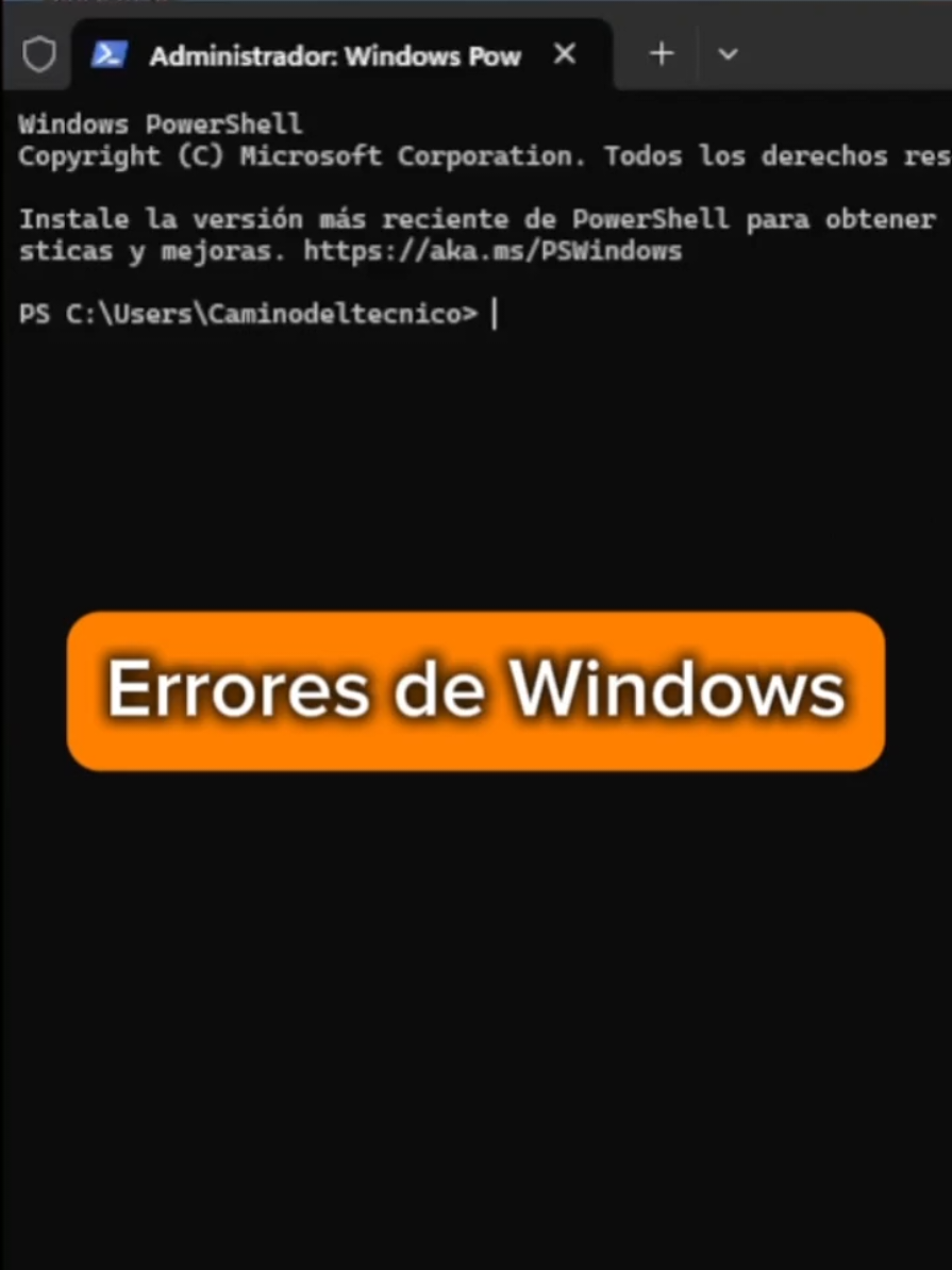Como solucionar errores de windows #soporte #techtips #techtalk #reparaciones #soportecnico #techo #tecnico #PC #portatil #windows #informatica #techtok #windows11 #pcgamer 