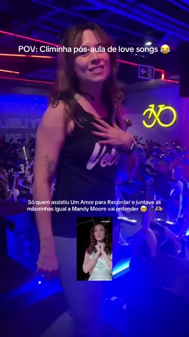 A aula termina com love songs e você automaticamente vira a Mandy Moore em Um Amor para Recordar #velo #spinning #spin #Fitness #studiovelocity #lovesongs #ValentinesDay #diadosnamorados #amor #musical #leblon 