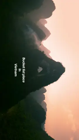 Seems fake but we swear it is not!  This just a place tajen out of a dream, most memorable place of the trip. 📍God’s eye mountain, Cao Bang #vietnam #traveltiktok #Hiking #hikingadventures #mountain 