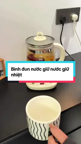 Bình đun nước giữ nhiệt #giadungtienich #giadungthongminh #nộitrợ #fyp #binhdungnuoc #binhdunnuocgiunhiet 