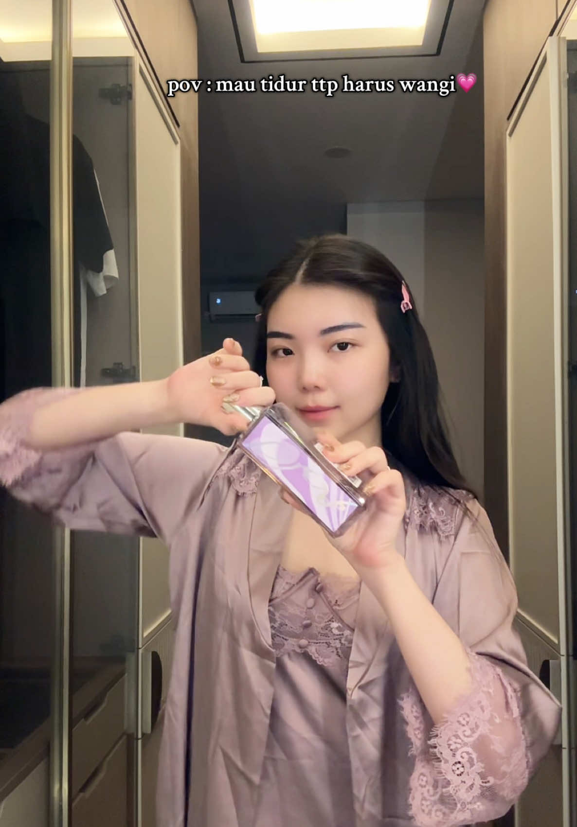 team mau tidur ttp harus wangi yes💗 ad yg sama?👋🏻  #nightcareroutine #grwmroutine 