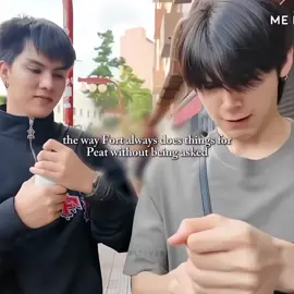 and this confirms how his eyes never leave peat cause thts why he knew exactly what peat needed #foryoupage #fyp #fortpeat #babyfeat #peatwasuthorn #fortthitipong  @fortfts @Peatwasu  ( eng trans : @pareyyie_p ♡ )