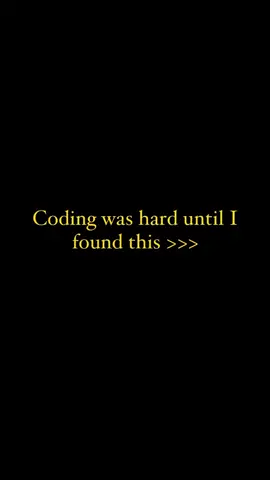 Coding was hard until i found this  #foryoupage #softwareengineer #computerscience #webdevelopment #codingtools #webdevelopment #artificialintelligence #informationtechnology #machinelearning 