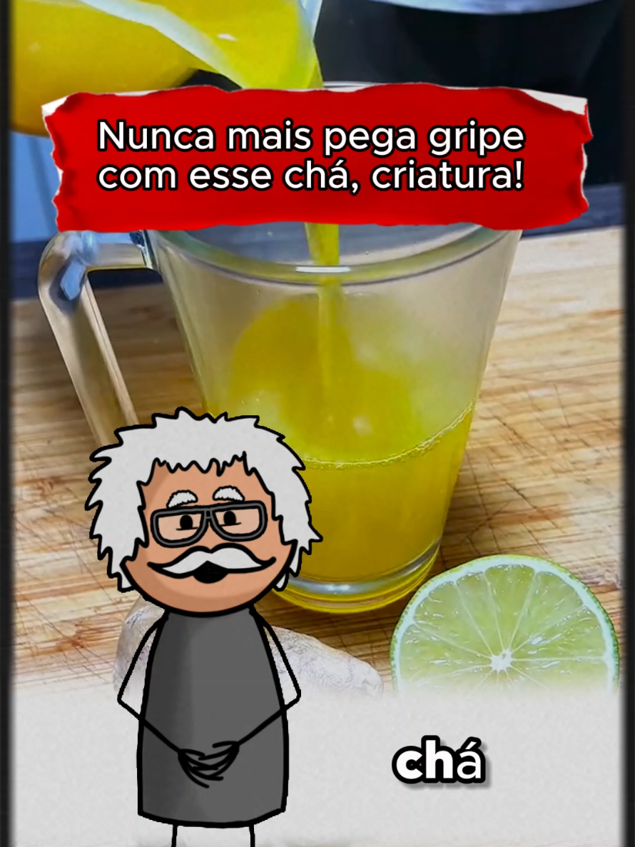 Esse chá de gengibre com mel e cúrcuma é um tapa na gripe, criatura. 😱