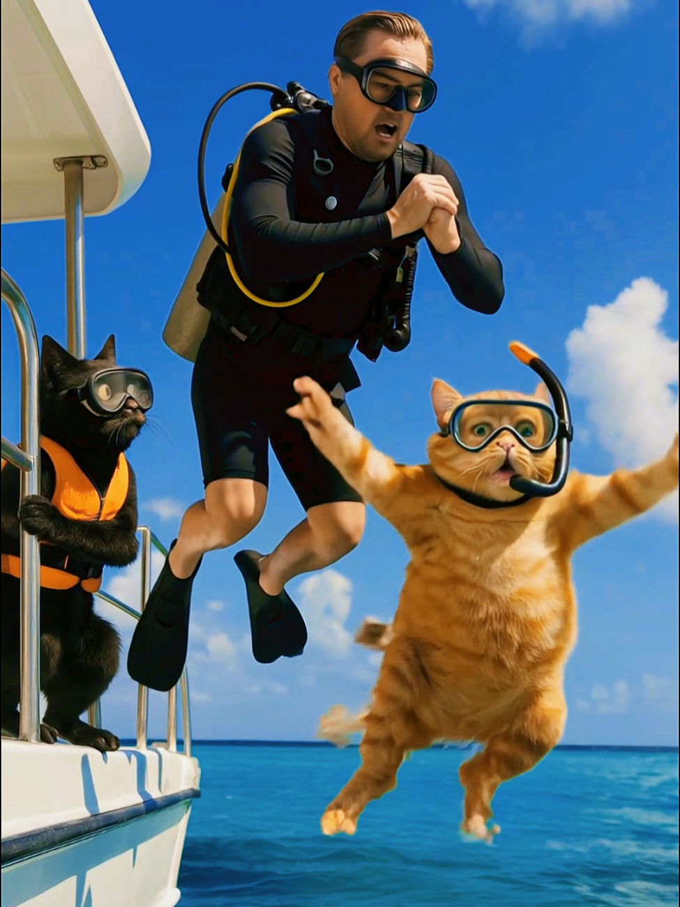 When your ski trip turns into a full-blown bromance with a ginger DJ cat and his grumpy sidekick. ❄️🐾 #NeverBoringWithLeo #AIreel #LeonardoDiCaprio #funnycats #wintervibes #AIvideo #cinematicreel #comedyedit #skitrip #viralvideo #humorclip #gingercat #grumpycat #bromance #reelitfeelit #aiadventure #foryou #trendingreels #imagineartofficial  @ImagineArt 