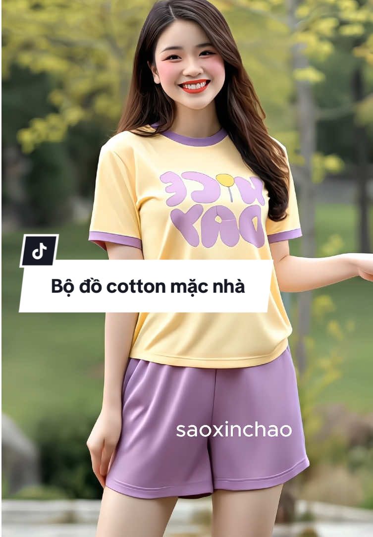 Set bộ quần áo nữ in hình hoạ tiết xinh xắn năng động. Chất liệu cotton mềm minh thoáng mát, thoải mái vận động ko lo nóng bức. Có rất nhiều màu và đủ size cho chị em lựa chọn ạ #setdonu #setdoxinh #dobomacnha #setaokemquan #boaoquan #thoitrangnu #xuhuong #saoxinchao 