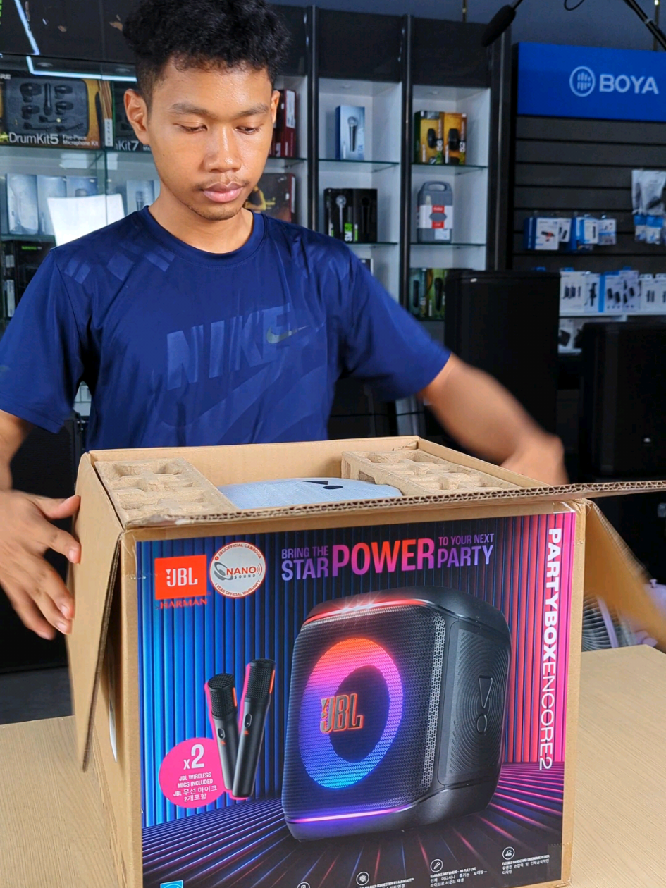 🔥UNBOXING & FIRST LOOK: JBL PartyBox Encore 2! 🔊🎶 (Is It Worth It?) #JBL #PartyBoxEncore2 #Unboxing #SpeakerReview #BassBoost #PortableSpeaker #PartySpeaker #JBLEncore2 #MusicLover #TechUnboxing #AudioGear #SoundTest #TikTokTech #ViralAudio #GadgetLover 