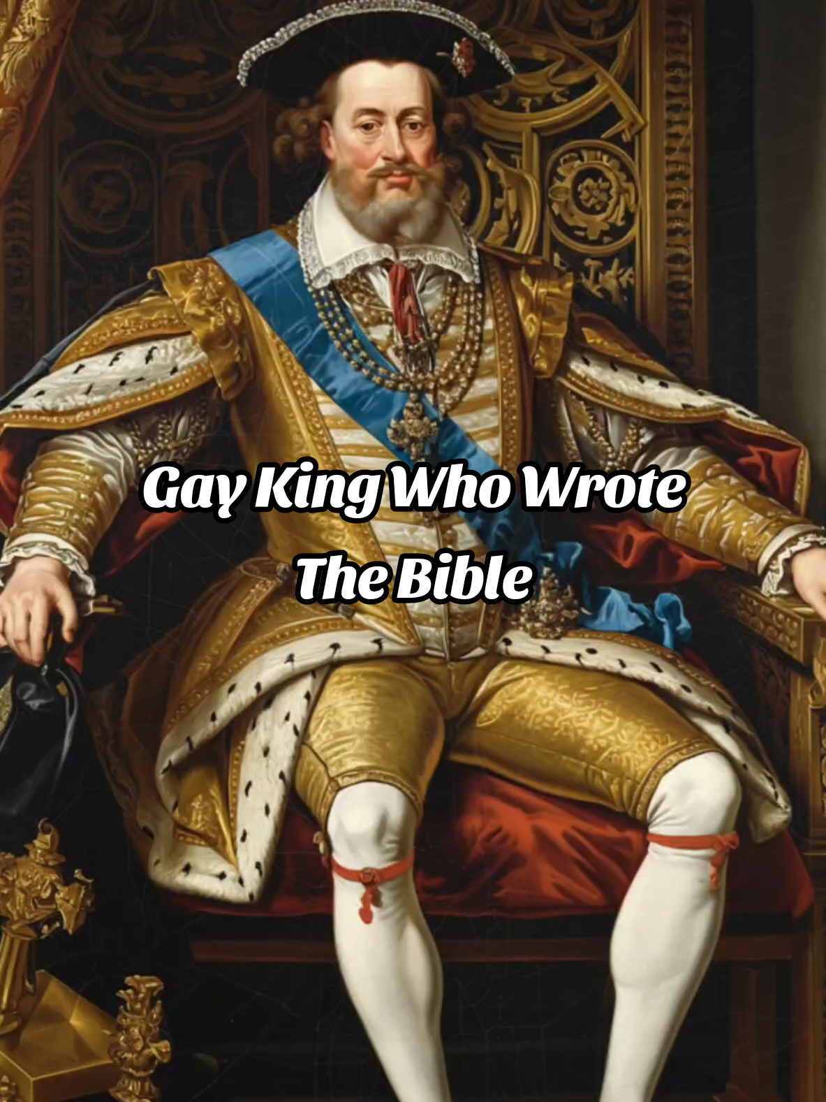 You’ve probably heard “King James wrote the Bible” — but the real story is even more fascinating. In 1604, King James I of England authorized a group of scholars to create a new English translation of the Bible. The result? The King James Version (KJV) — one of the most iconic and widely used Bibles in history. So no, he didn’t sit down and write it himself… but without him, this version wouldn’t exist. His name is forever attached to a translation that shaped language, culture, and faith for centuries. 👑While there is no explicit sexual confession, the language and favoritism (granting titles, wealth, and constant proximity) strongly suggest romantic or sexual affection — especially by today’s understanding. Some historians still argue the relationships were platonic but deeply emotional, though this is debated. James was married to a woman and ruled during a time when being openly gay was unthinkable. He had documented romantic affection for men and used terms of endearment in letters. He is widely regarded today as an important queer historical figure, even if people in his own time didn’t use the same labels. #QueerHistory #LGBTQHistory #PrideMonth #HiddenHistory #GayRoyalty   #StorytimeTikTok #HistoryTok #DidYouKnow #GayFacts #TrueStory   #LGBTQ #Pride2025 #LearnOnTikTok #HistoryReclaimed #QueerTikTok 