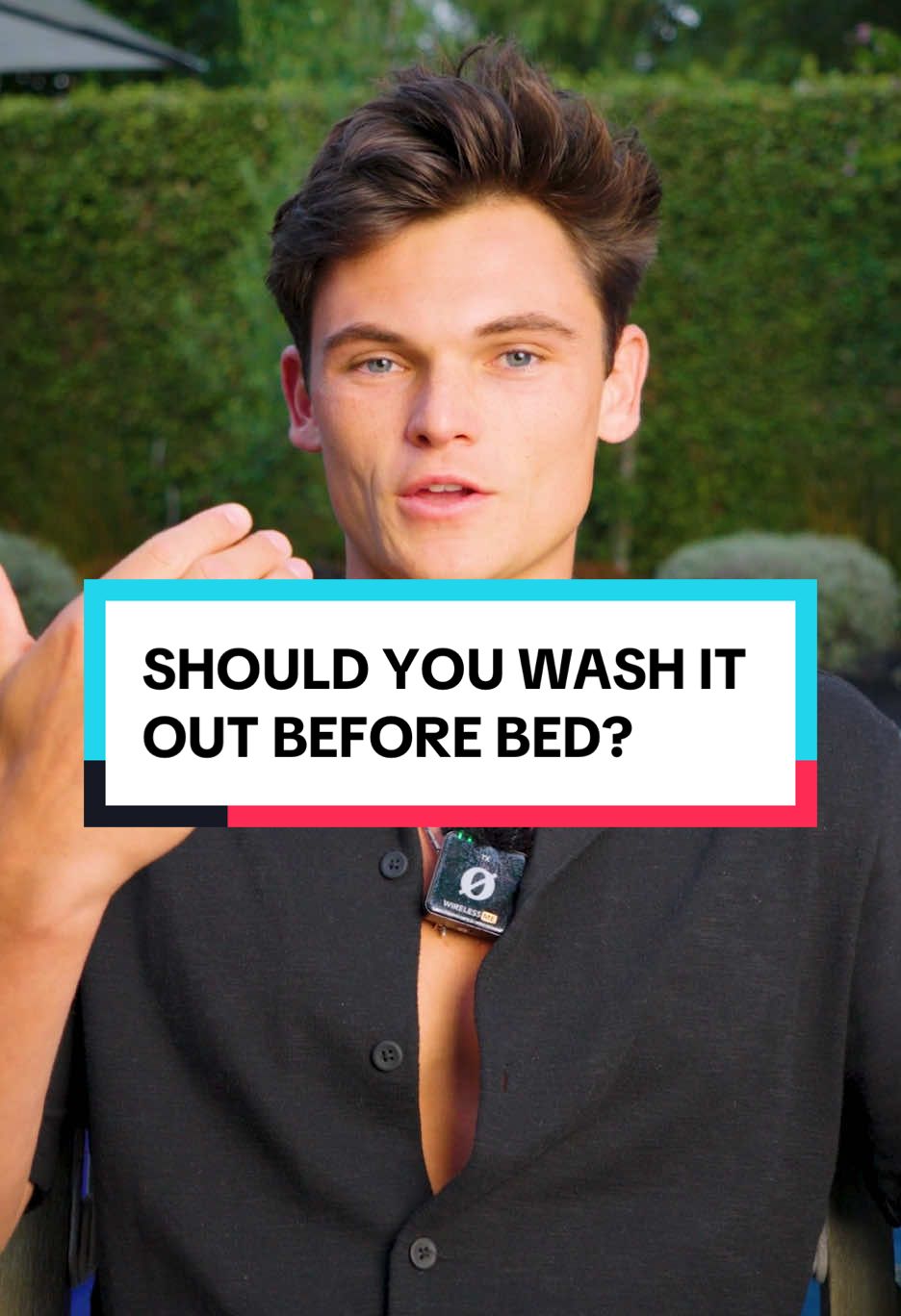Should you wash it out before going to bed? - #menshygiene #menshygienetips #facialhair #menseyebrows #eyebrows #eyebrowtutorial #eyebrow #eyebrowshaping #eyebrowpencil #huntereyes #lookmaxing 