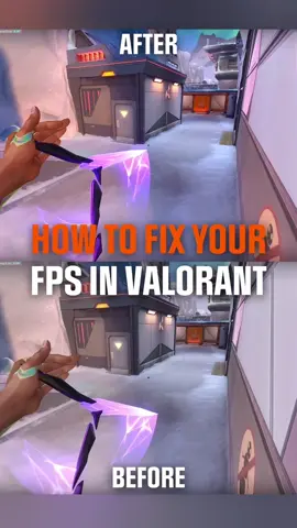 How to fix your FPS in Valorant 🤝 #Valorant #valorantguide #valoranttips #fpsgames 