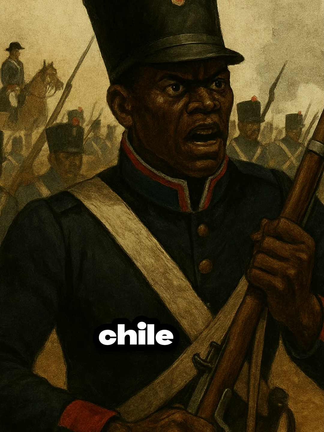 Nos enseñaron que la independencia la hicieron los héroes... Pero jamás nos contaron que muchos de ellos eran esclavos. Niños, jóvenes, hombres africanos que cruzaron la cordillera sin entender el idioma, peleando por una patria que no los reconoció. Fueron carne de cañón en Chacabuco. Y cuando ganaron… los borraron. Chile les debe la libertad. Y aún no se lo ha devuelto ni con la memoria. Este video no es una exageración. Es la historia que nunca te contaron. Y que, por fin, alguien tiene que decir. #LaIndependenciaNoFueBlanca #HistoriaOcultaDeChile #MemoriaNegra