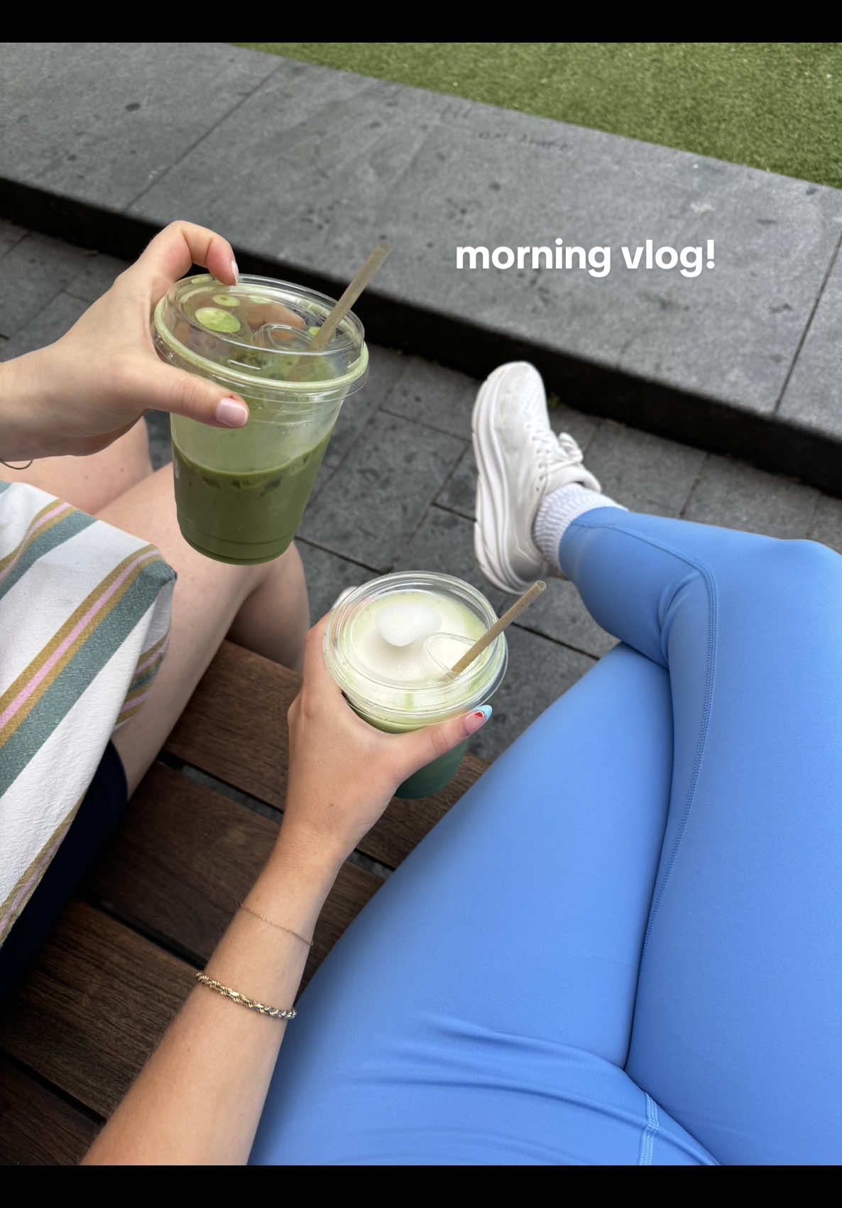 quick morning in my life before working from home in nyc 🚕 @lululemon 