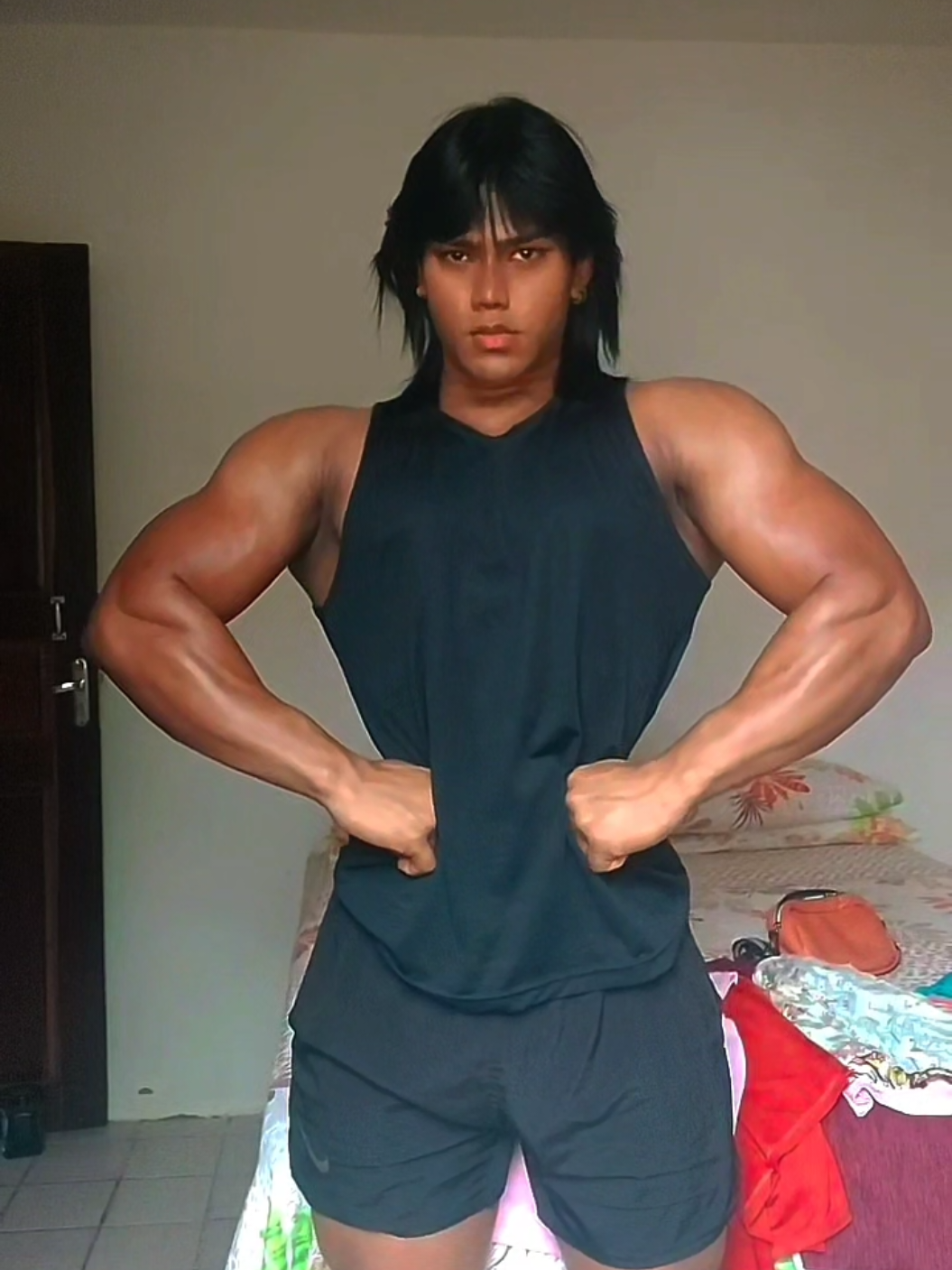 Shape actual.   #aesthetics  #motivation #GymTok #indio #mullet #gym 