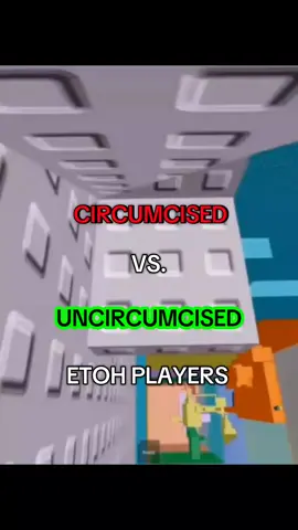 ETOH players CIRCUMCISED VS. UNCIRCUMCISED #fyp #etoh #obby #joke #obbytok #roblox